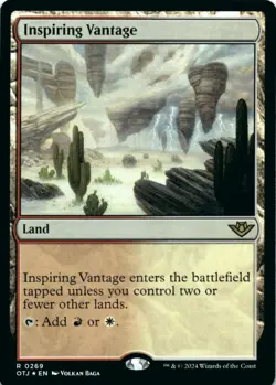 MTG Inspiring Vantage Foil NM Outlaws of Thunder Junction Magic 269 - Image 1