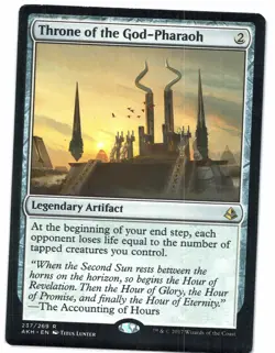 Throne of the God-Pharaoh R Amonkhet 237 MP - Image 1