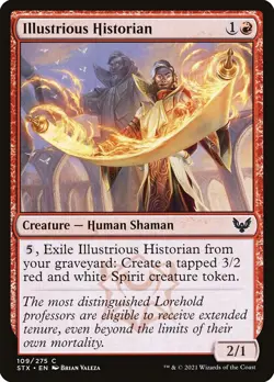 Illustrious Historian Magic The Gathering Strixhaven: School Of Mages Light Play - Image 5