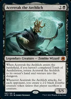 1 x Acererak the Archlich - Adventures in the Forgotten Realms - NM-Mint - MTG - Image 1