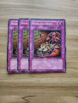 Yu-Gi-Oh! - Reckless Greed 3X - Full Playset - Image 1