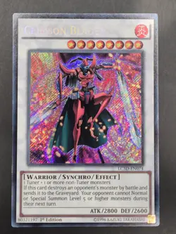 YUGIOH CRIMSON BLADER SECRET RARE 1ST NEAR MINT LC5D-EN074 - Image 1