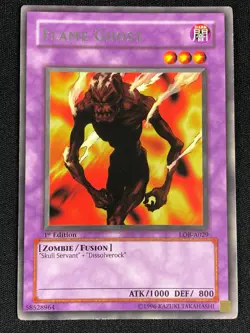 YUGIOH FLAME GHOST LOB-A029 1ST NA PRINT (NM) - Image 1