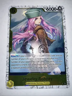 Jewelry Bonney P-085 Promo Card The Best Vol 2 (Pizza And Chicken Holo) - Image 1