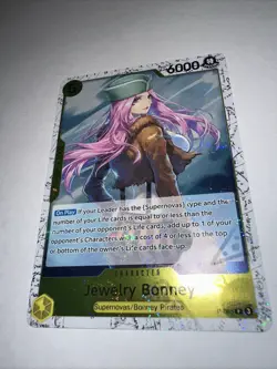 Jewelry Bonney P-085 Promo Card The Best Vol 2 (Pizza And Chicken Holo) - Image 3