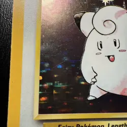 FREE SHIPPING 2000 Pokemon CLEFAIRY Base Set 2 HOLO RARE Card 6/130 - Image 3