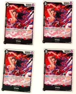 Set Of 4 Viola OP05-079 Uncommon Awakening Of The New Era One Piece Trading Card - Image 1