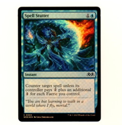 Spell Stutter 0069 Common Foil Wilds Of Eldraine MTG Single Card - Image 1