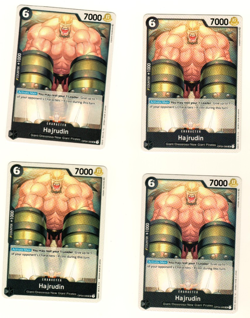 Set Of 4 Hajrudin OP04-088 Uncommon Kingdoms Of Intrigue One Piece Trading Card - Image 1