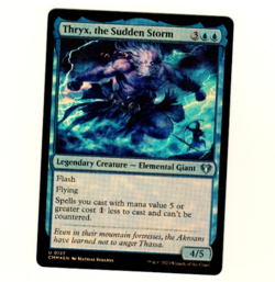 Thryx The Sudden Storm #0127 Uncommon Foil Commander Masters MTG Single Card - Image 1