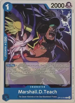 Marshall.D.Teach OP12-054 C Legacy of the Master One Piece Card Game NM/M - Image 1