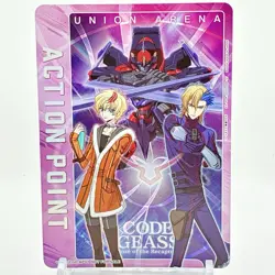 V Jump Union Arena Card Code Geass Rose Assh Bandai Namco Rare Comic Japan 2024 - Image 1