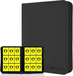 Trading Card Binder 9 Pocket, 360 Pockets Trading Card Holder Book, PU Cover... - Image 2