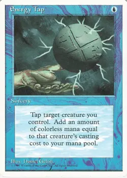 Energy Tap MTG Core Set 4th Edition Regular - Image 1