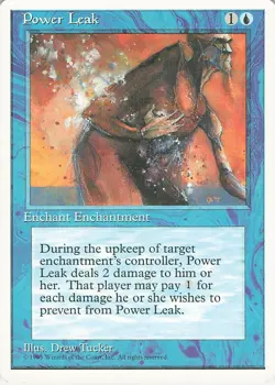 Power Leak MTG Core Set 4th Edition Regular - Image 1