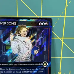MTG River Song Surge Foil Showcase Near Mint English Doctor Who Unplayed TARDIS - Image 4