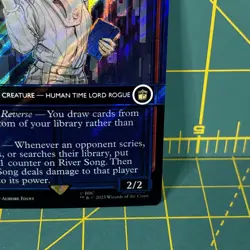 MTG River Song Surge Foil Showcase Near Mint English Doctor Who Unplayed TARDIS - Image 5
