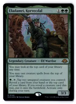 Eladamri Korvecdal NM* FOIL Modern Horizons 3 ENGLISH 0149 mtg -UnltdCards - Image 1