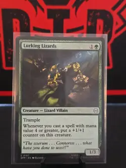 Lurking Lizards C 0107 Near Mint SPM Marvel's Spider-Man Magic MTG - Image 1