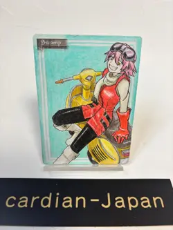 Hand Painted Altered MTG Card,Island, Anime Girl,waifu [Excellent] FromJapan #16 - Image 1