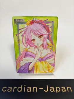 Hand Painted Altered MTG Card,Island, Anime Girl,waifu [Excellent] FromJapan #14 - Image 1