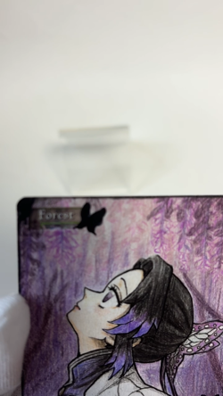 Hand Painted Altered MTG Card,Island, Anime Girl,waifu [Excellent] FromJapan #12 - Image 2