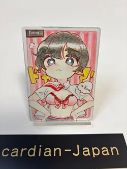 Hand Painted Altered MTG Card,Island, Anime Girl,waifu [Excellent] FromJapan #7 - Image 1