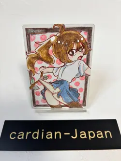 Hand Painted Altered MTG Card,Island, Anime Girl,waifu [Excellent] FromJapan #5 - Image 1
