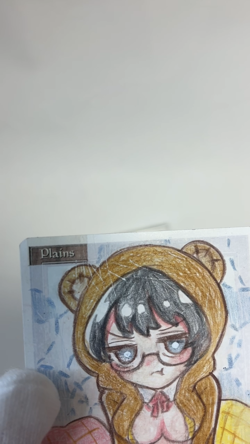 Hand Painted Altered MTG Card,Island, Anime Girl,waifu [Excellent] FromJapan #3 - Image 2