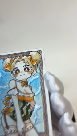 Hand Painted Altered MTG Card,Island, Anime Girl,waifu [Excellent] FromJapan #4 - Image 2
