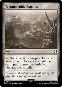 Terramorphic Expanse - Near Mint MTG Universes Beyond: Fallout - Image 1