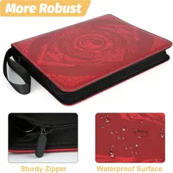 9-Pocket Card Binder for MTG,720 Double Sided Pocket PU Trading Collection Bi... - Image 4