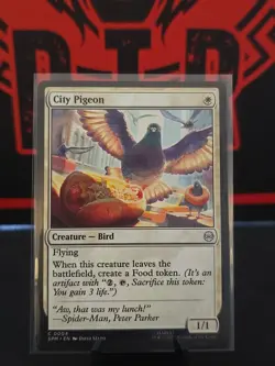 City Pigeon 0004 Near Mint SPM Marvel's Spider-Man Magic MTG - Image 1
