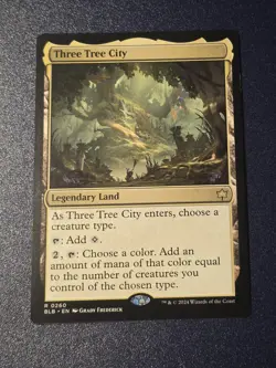 Three Tree City Bloomburrow MTG NM - Image 1