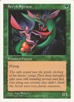 Scryb Sprites MTG Core Set 4th Edition Regular - Image 1