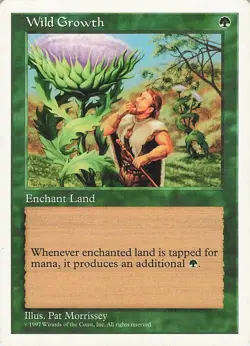 Wild Growth Classic MTG Core Set 6th Edition Regular - Image 1