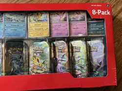 Pokemon TCG Prismatic Evolutions Costco 8 Mini-Tin Bundle Promo Cards NEW NEW - Image 3