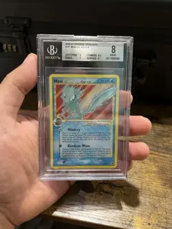 Pokemon 2006 EX Dragon Frontiers Gold Star #101 Mew-Holo BGS 8 - Image 1