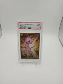 2023 Pokemon Mew EN-151 MEW EX #205/165 Hyper Rare PSA 9 Mint - Image 1