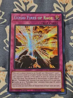 Exxod Fires of Rage - Prismatic Secret Rare - MP25-EN094 Yugioh - Image 1