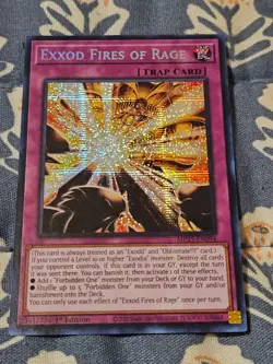 Exxod Fires of Rage - Prismatic Secret Rare - MP25-EN094 Yugioh - Image 2