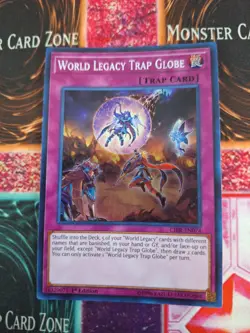 Yugioh World Legacy Trap Globe CIBR-EN074 Super Rare 1st Edition Near Mint - Image 1