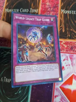 Yugioh World Legacy Trap Globe CIBR-EN074 Super Rare 1st Edition Near Mint - Image 2