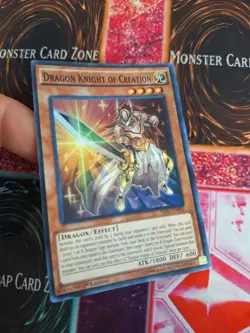 Yugioh Dragon Knight of Creation SR02-EN002 Super Rare 1st Edition Near Mint - Image 2