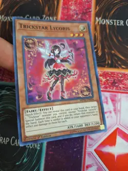 Yugioh Trickstar Lycoris MP18-EN036 Super Rare 1st Edition Near Mint - Image 2