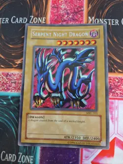 Yugioh Serpent Night Dragon MRL-103 Secret Rare OG Unlimited Moderately Played - Image 1