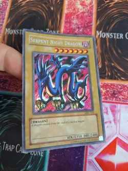 Yugioh Serpent Night Dragon MRL-103 Secret Rare OG Unlimited Moderately Played - Image 2