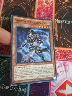 Yugioh Elemental HERO Shadow Mist SDHS-EN001 Super Rare Unlimited Near Mint - Image 2