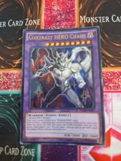 Yugioh Contrast HERO Chaos SDHS-EN041 Ultra Rare Unlimited Near Mint - Image 1