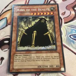 Yugioh- 1X King of the Beasts - Secret Rare - Unl Edition - RGBT-EN086 Lp - Image 2